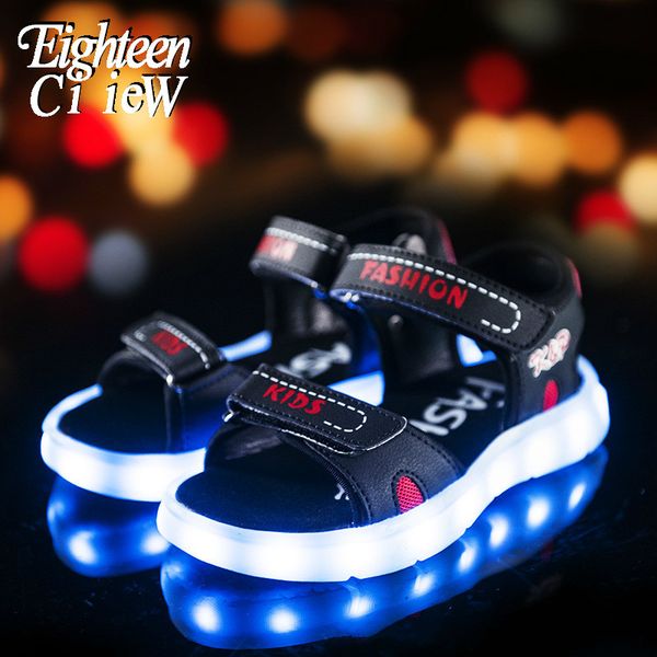 kids led shoes boys girls glowing sandals 2020 summer new baby beach shoes kids casual sandals children fashion sport, Black;red
kids led shoes boys girls glowing sandals 2020 summer new baby beach shoes kids casual sandals children fashion sport, Black;red