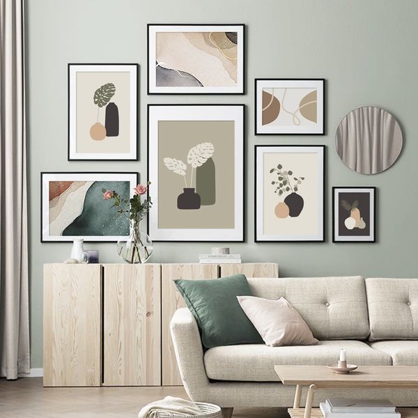 abstract poster bottled plants green leaf colorful canvas painting minimalist nordic style wall art print for living room decor
abstract poster bottled plants green leaf colorful canvas painting minimalist nordic style wall art print for living room decor