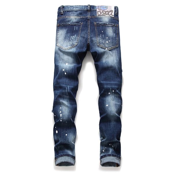 19ss men jeans classic italian street fashion designer pants street hip hop personality man hole skinny jeans luxury jeans, Blue
19ss men jeans classic italian street fashion designer pants street hip hop personality man hole skinny jeans luxury jeans, Blue