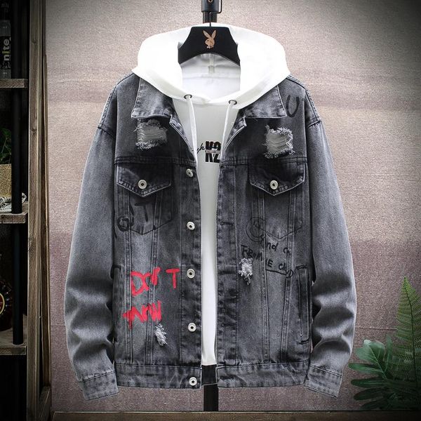 denim jacket coat men's 2020 loose hip hop streetwear homme casual men clothing male harajuku biker coat fashion street hot, Black;brown
denim jacket coat men's 2020 loose hip hop streetwear homme casual men clothing male harajuku biker coat fashion street hot, Black;brown