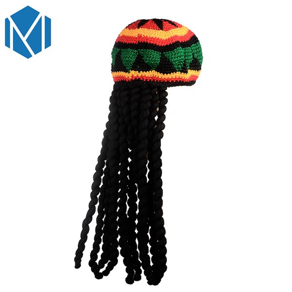 miya mona men novelty knitted wig braid hat male jamaican bob marley rasta beanie multicolor headwear tassel hair accessories
miya mona men novelty knitted wig braid hat male jamaican bob marley rasta beanie multicolor headwear tassel hair accessories
