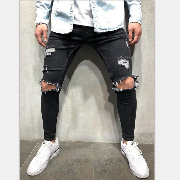 men's fashion hole jeans motorcycle casual stretch slim 2019 new jeans classic trousers hip hop biker denim pants male, Blue
men's fashion hole jeans motorcycle casual stretch slim 2019 new jeans classic trousers hip hop biker denim pants male, Blue