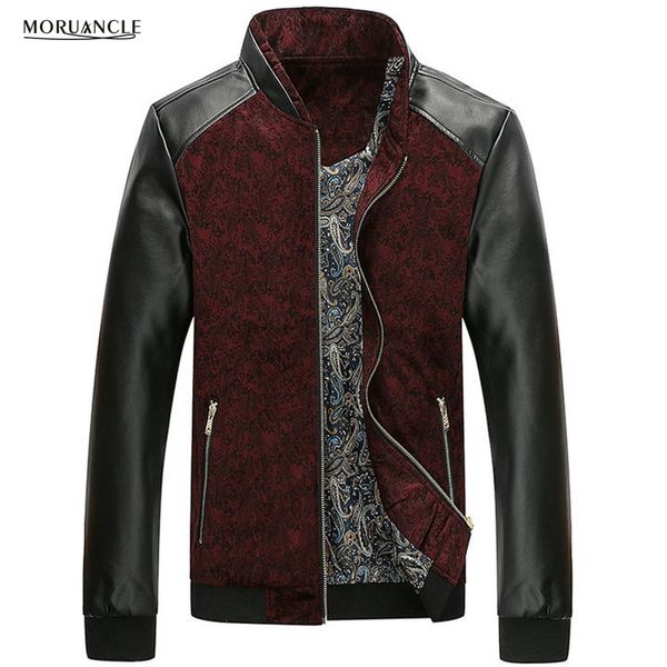 moruancle весна осень mens цветочные куртки кожа лоскутная slim fit flower printed куртка мужской стенд воротник плюс размер m-4xl, Black;brown
moruancle весна осень mens цветочные куртки кожа лоскутная slim fit flower printed куртка мужской стенд воротник плюс размер m-4xl, Black;brown
