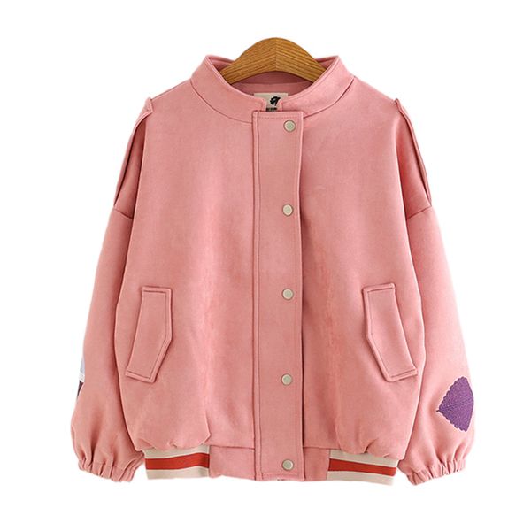 autumn loosen corduroy jacket long sleeve embroidery bomber jacket for women short coat women's outerwear winter, Black;brown 
autumn loosen corduroy jacket long sleeve embroidery bomber jacket for women short coat women's outerwear winter, Black;brown