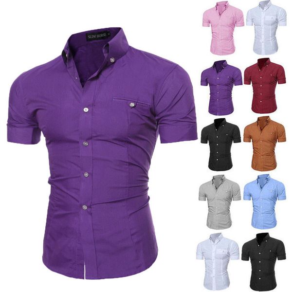 brand men shirts short sleeve casual slim fitness shirts male business shirt modis solid men plus size, White;black
brand men shirts short sleeve casual slim fitness shirts male business shirt modis solid men plus size, White;black