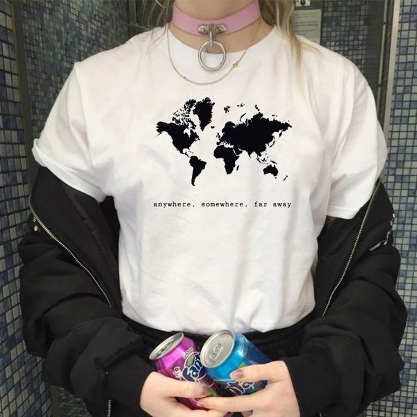 anywhere.somewhere.far away graphic tee korean fashion street style t-shirt harajuku casual women oversize tee t-shirt, White
anywhere.somewhere.far away graphic tee korean fashion street style t-shirt harajuku casual women oversize tee t-shirt, White