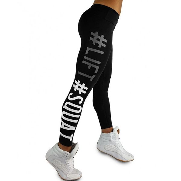 new tightening leggings women leggins female elastic pant capri women fitness leggings letters print slim trouser, Black
new tightening leggings women leggins female elastic pant capri women fitness leggings letters print slim trouser, Black