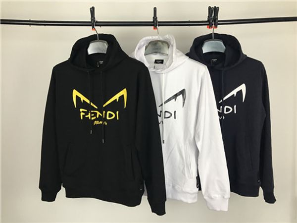 2019 autumn and winter fashion designer hoodie men's brand pullover hooded street casual sweatshirt brand monster eye letter printing, Black 
2019 autumn and winter fashion designer hoodie men's brand pullover hooded street casual sweatshirt brand monster eye letter printing, Black