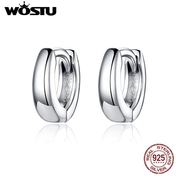 wostu 925 sterling silver minimalist circle hoop earrings shine round small earrings for women wedding 2019 style jewelry cqe552, Golden
wostu 925 sterling silver minimalist circle hoop earrings shine round small earrings for women wedding 2019 style jewelry cqe552, Golden