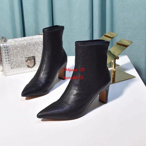 women booties 2019 autumn and winter fashion trend plus cotton temperament versatile high heels personality comfortable breathable shoes, Black
women booties 2019 autumn and winter fashion trend plus cotton temperament versatile high heels personality comfortable breathable shoes, Black