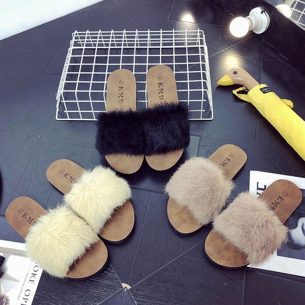 fashion rome round toe women spring slides low slipper fur fur flat furry shearling modis gladiator woman slides funny fluffy, Black
fashion rome round toe women spring slides low slipper fur fur flat furry shearling modis gladiator woman slides funny fluffy, Black