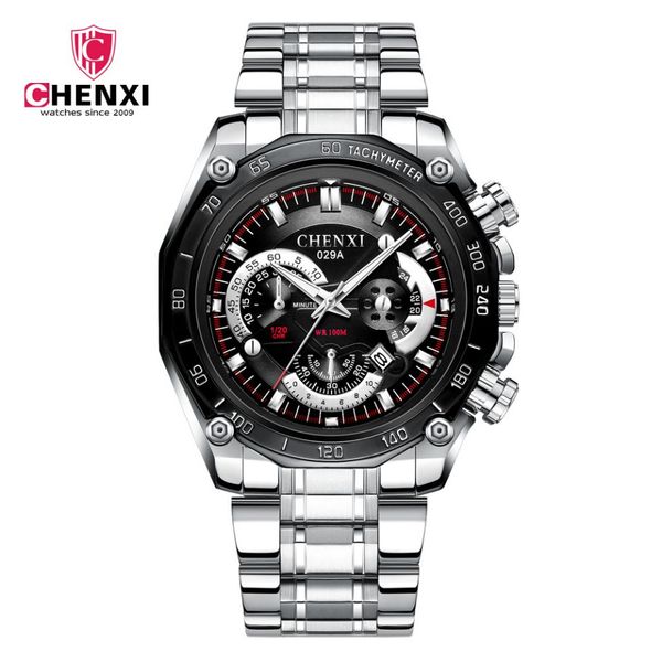 chenxi brand quartz men's watch luxury stainless steel watch men sports watch 029a ing, Slivery;brown
chenxi brand quartz men's watch luxury stainless steel watch men sports watch 029a ing, Slivery;brown