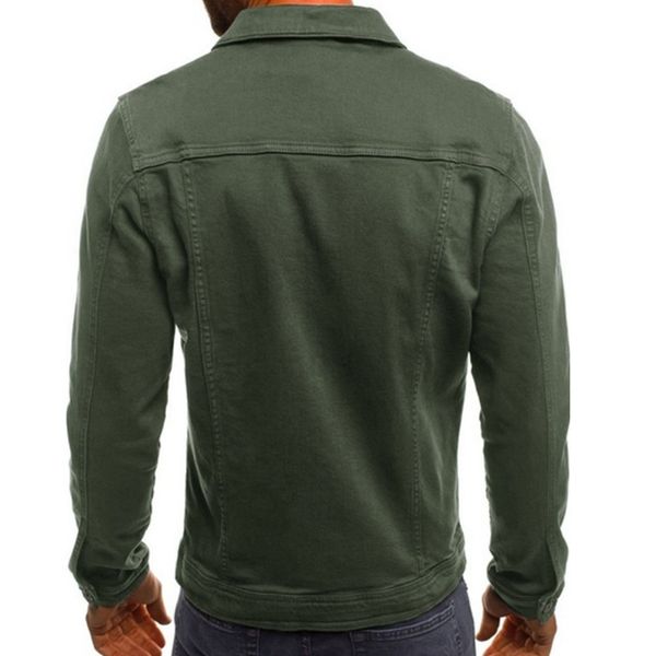 men's denim slim fit jackets solid color long sleeve 2 front pockets coat 2019 autumn fashion warm lapel jackets male, Black;brown
men's denim slim fit jackets solid color long sleeve 2 front pockets coat 2019 autumn fashion warm lapel jackets male, Black;brown
