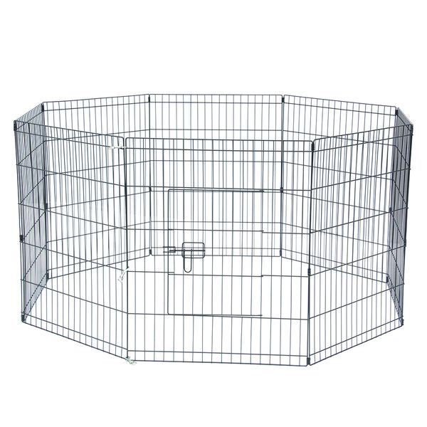 30inch high pet wire fence folding 8 pieces of pet play area fence with black tape door ing
30inch high pet wire fence folding 8 pieces of pet play area fence with black tape door ing