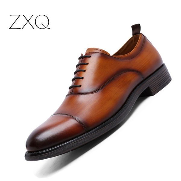 brand full grain leather men oxford shoes british style vintage genuine leather formal men dress shoes size 38-47, Black
brand full grain leather men oxford shoes british style vintage genuine leather formal men dress shoes size 38-47, Black