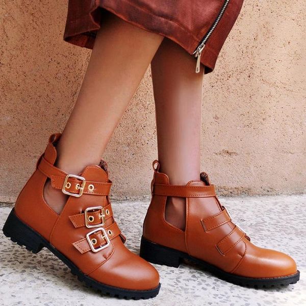 2019 fashion hallow women boots boots metal buckles med cover heel stylish woman shoes square heel ankle for girls, Black
2019 fashion hallow women boots boots metal buckles med cover heel stylish woman shoes square heel ankle for girls, Black