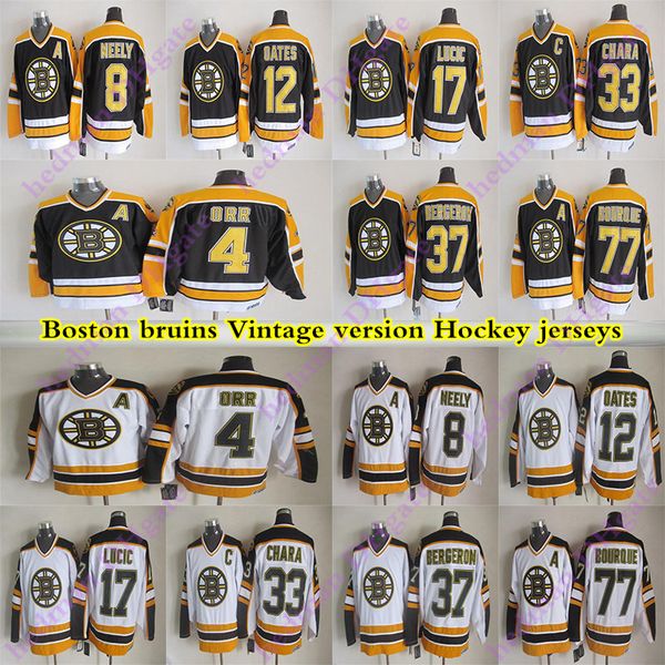 men's boston bruins ccm vintage jerseys 4 orr 8 neely 37 bergeron 33 chara 77 bourque 17 lucic 12 oates hockey jersey, Black;red
men's boston bruins ccm vintage jerseys 4 orr 8 neely 37 bergeron 33 chara 77 bourque 17 lucic 12 oates hockey jersey, Black;red
