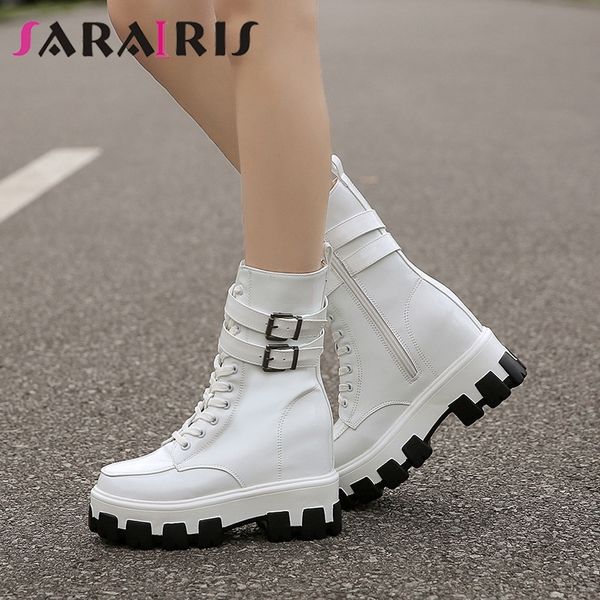 sarairis brand high platform booties ladies height increasing ankle boots women 2019 girl high heel shoes woman, Black
sarairis brand high platform booties ladies height increasing ankle boots women 2019 girl high heel shoes woman, Black