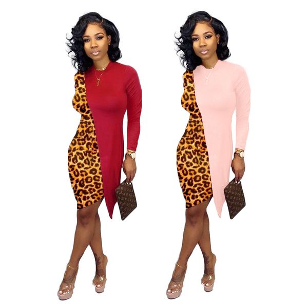 women dresses leopard panelled autumn casual slim long sleeved crew neck bodycon dresses womens fashion party dresses, Black;gray
women dresses leopard panelled autumn casual slim long sleeved crew neck bodycon dresses womens fashion party dresses, Black;gray