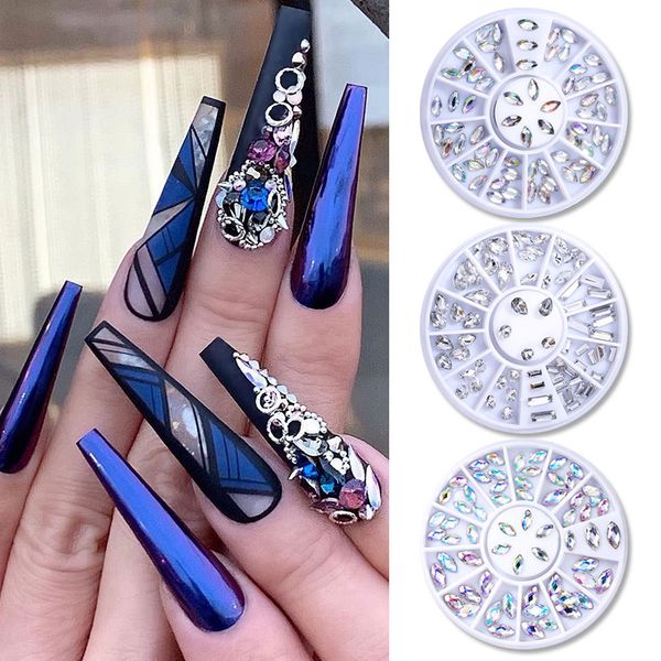 1 box nail art rhinestones multi-size irregular crystal nail colorful art accessories 3d flat back decorations ab gradient, Silver;gold
1 box nail art rhinestones multi-size irregular crystal nail colorful art accessories 3d flat back decorations ab gradient, Silver;gold