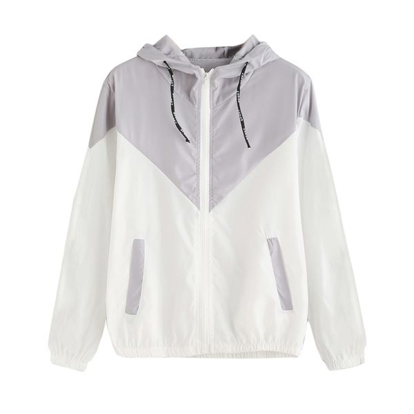 spring autumn zipper coat women hooded female skinsuits patchwork jacket basic outwear loose wind coats cazadora mujer 808, Black;brown
spring autumn zipper coat women hooded female skinsuits patchwork jacket basic outwear loose wind coats cazadora mujer 808, Black;brown