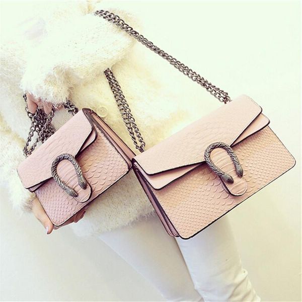 2017 New Designer Handbags snake leather embossed fashion Women bag chain Crossbody Bag Brand Designer Messenger Bag sac a main
2017 New Designer Handbags snake leather embossed fashion Women bag chain Crossbody Bag Brand Designer Messenger Bag sac a main