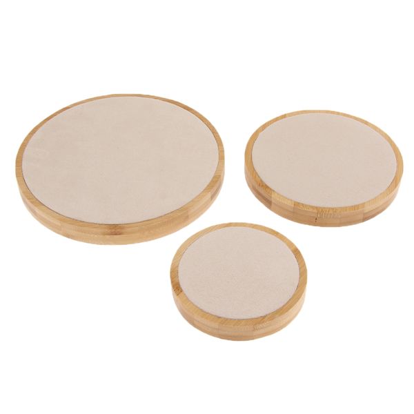 3шт / set solid wood круглой формы дисплея ювелирных изделий стенд с микрофибры, Pink;blue
3шт / set solid wood круглой формы дисплея ювелирных изделий стенд с микрофибры, Pink;blue