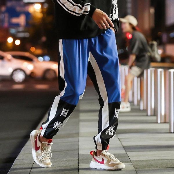 men patchwork joggers pants 2020 mens streetwear hip hop sweatpants side striped casual trousers letter print plus size, Black
men patchwork joggers pants 2020 mens streetwear hip hop sweatpants side striped casual trousers letter print plus size, Black