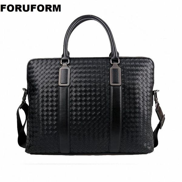 weave men's genuine leather business briefcase casual man shoulder bag messenger bag male lap handbags men travel zh-106
weave men's genuine leather business briefcase casual man shoulder bag messenger bag male lap handbags men travel zh-106