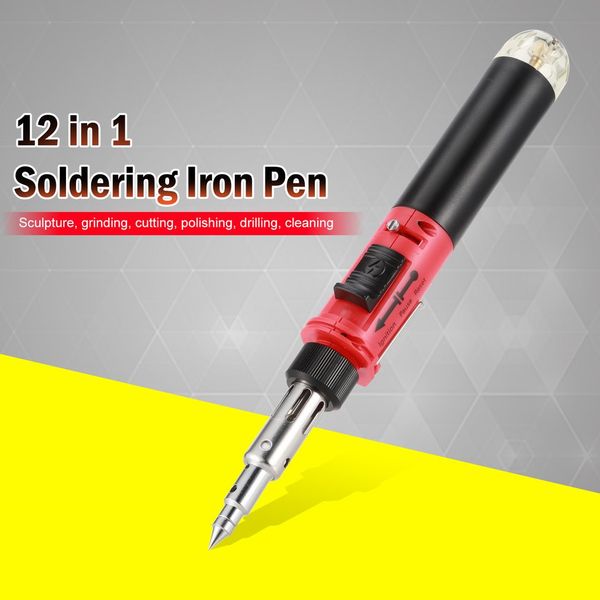 12 in 1 automatic electric ignition soldering iron set butane welding torch painting tools kit gas blow torch pen
12 in 1 automatic electric ignition soldering iron set butane welding torch painting tools kit gas blow torch pen