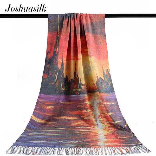 joshuasilk new autumn winter women scarf cotton blends scarf large and comfortable shawl various scarves sunset oil painting in, Blue;gray
joshuasilk new autumn winter women scarf cotton blends scarf large and comfortable shawl various scarves sunset oil painting in, Blue;gray