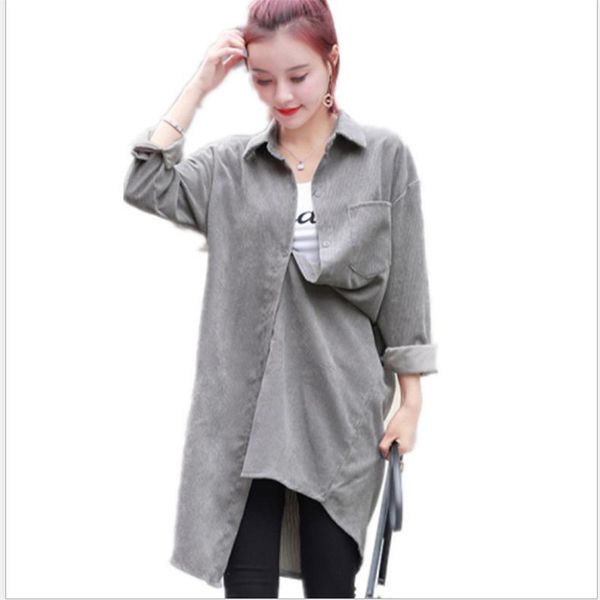new arrival women spring corduroy trench coat 2018 fashion medium-long button slim thin trench female spring windbreaker q1162, Tan;black
new arrival women spring corduroy trench coat 2018 fashion medium-long button slim thin trench female spring windbreaker q1162, Tan;black