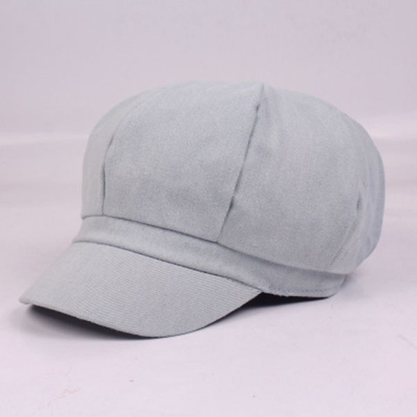 spring summer solid color wild octagonal beret women fashion casual denim beret hat, Blue;gray
spring summer solid color wild octagonal beret women fashion casual denim beret hat, Blue;gray
