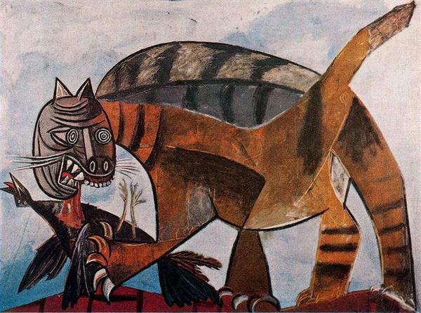 pablo picasso classical oil painting cat eating a bird 100% handmade by experienced painter on white canvas picasso137
pablo picasso classical oil painting cat eating a bird 100% handmade by experienced painter on white canvas picasso137