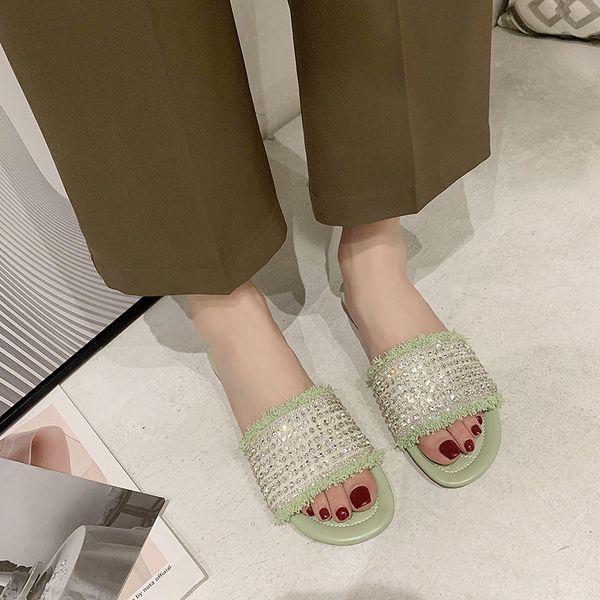 slippers tassel rhinestone flat women shiny open toe slides summer shoes candy colors casual 2021, Black
slippers tassel rhinestone flat women shiny open toe slides summer shoes candy colors casual 2021, Black