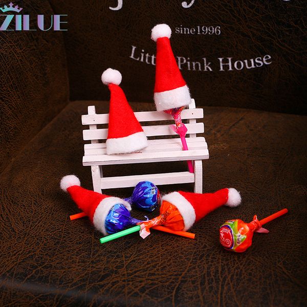 zilue 10pcs/lot christmas decorations props children's delicate lollipop christmas hats non-woven mini hats gifts for children
zilue 10pcs/lot christmas decorations props children's delicate lollipop christmas hats non-woven mini hats gifts for children