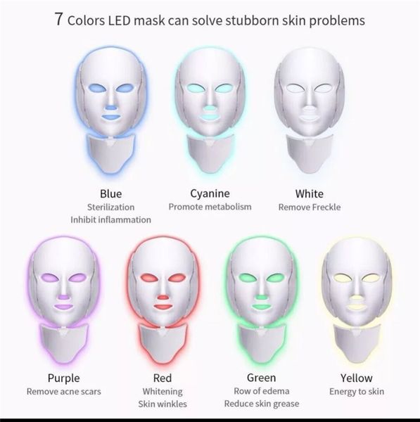 led light pn therapy mask 7 color light treatment skin rejuvenation whitening facial beauty daily skin care mask
led light pn therapy mask 7 color light treatment skin rejuvenation whitening facial beauty daily skin care mask