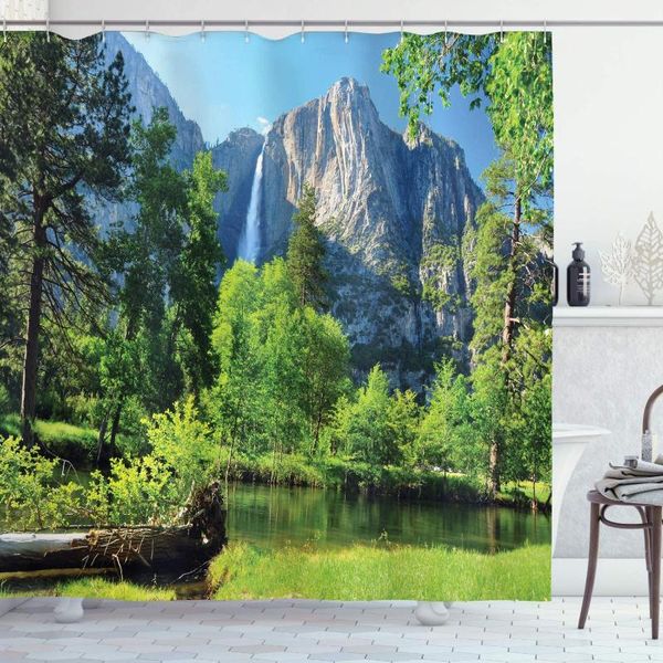 shower curtains yosemite curtain upper falls national park california picture bathroom decor set with hooks 75" long
shower curtains yosemite curtain upper falls national park california picture bathroom decor set with hooks 75" long