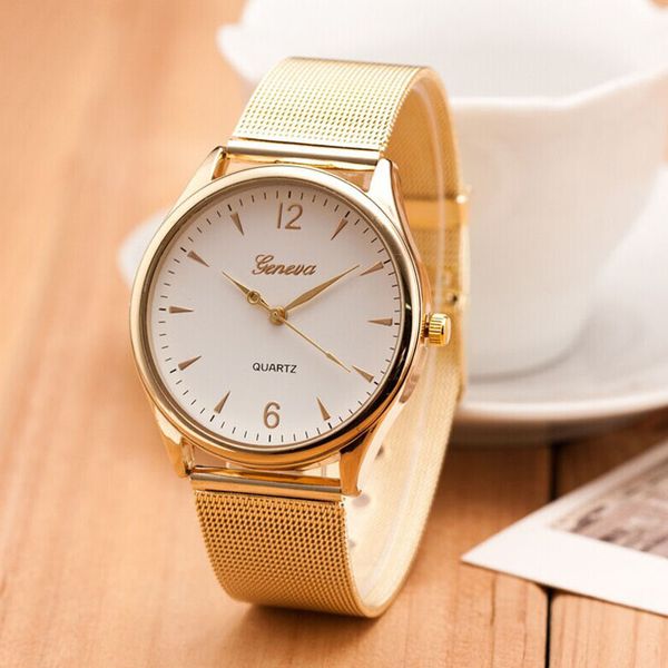 fashion women classic gold watch women geneva quartz stainless steel wrist watch reloj fitness bracelet for lady, Slivery;brown
fashion women classic gold watch women geneva quartz stainless steel wrist watch reloj fitness bracelet for lady, Slivery;brown