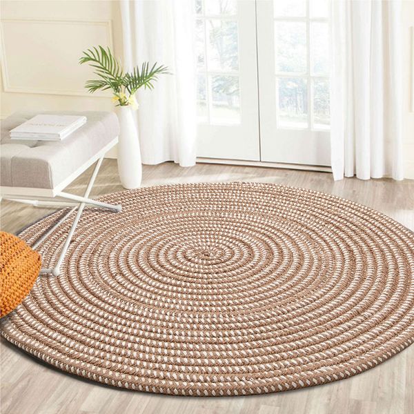 creative round woven carpet living room bedroom study tatami floor mat hanging basket computer chair cushion decoration home mat
creative round woven carpet living room bedroom study tatami floor mat hanging basket computer chair cushion decoration home mat