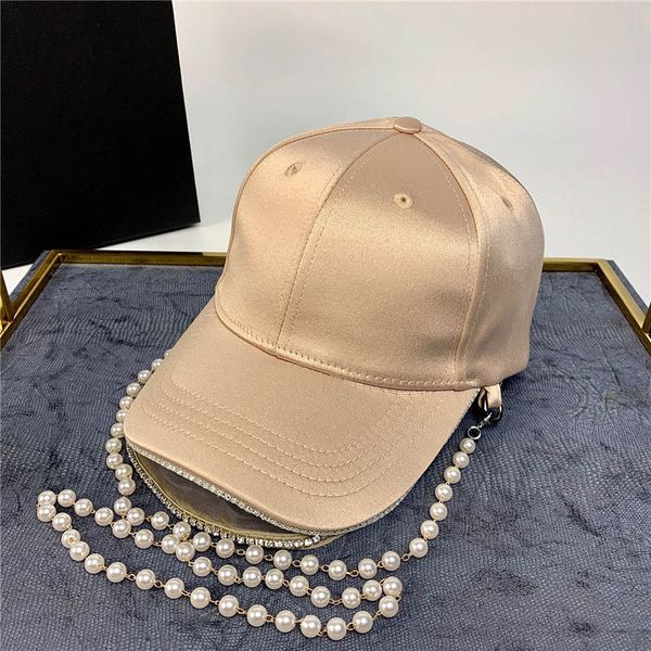 fashional pearl chains designer hat 3 colors street baseball cap ball caps for woman adjustable brand hat beanies with chain, Blue;gray
fashional pearl chains designer hat 3 colors street baseball cap ball caps for woman adjustable brand hat beanies with chain, Blue;gray