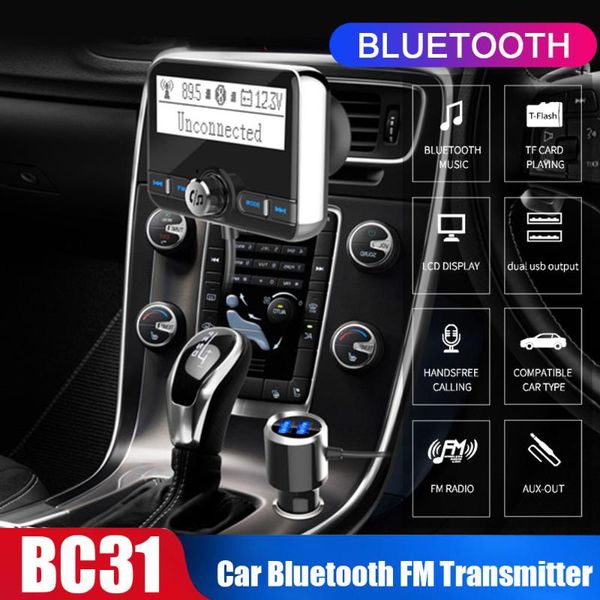 vehemo fm передатчик адаптер громкой связи bluetooth приемник двойной usb tf карты аудио автомобильный комплект стерео 5 в 2.4 дюймов жк-циф
vehemo fm передатчик адаптер громкой связи bluetooth приемник двойной usb tf карты аудио автомобильный комплект стерео 5 в 2.4 дюймов жк-циф