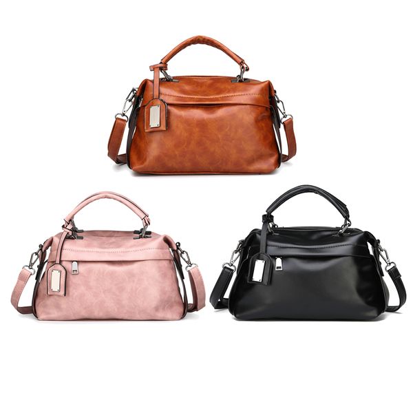 fashion women handbags new retro style wild messenger shoulder bag party casual large capacity oil skin wax boston leather bags
fashion women handbags new retro style wild messenger shoulder bag party casual large capacity oil skin wax boston leather bags