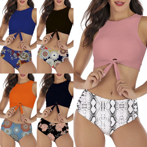 2020 sell new style fashion bow tie bikini high waist print swimsuit split bikini personized bikini women swimwear swimsuit, White;black
2020 sell new style fashion bow tie bikini high waist print swimsuit split bikini personized bikini women swimwear swimsuit, White;black