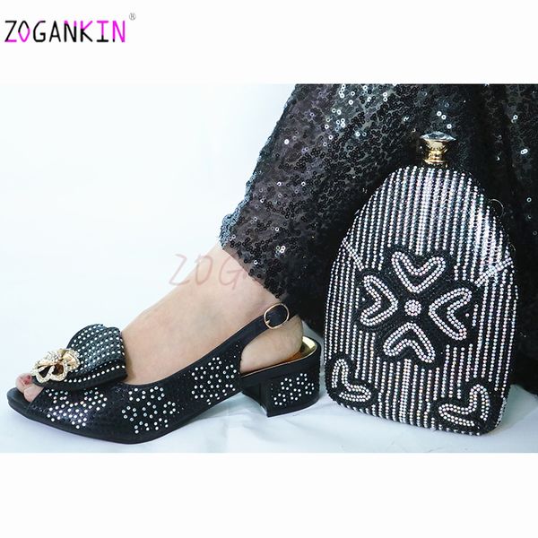 2020 pu leather italian special arrivals shoes and bag set nigerian women matching shoes and bag set for party, Black
2020 pu leather italian special arrivals shoes and bag set nigerian women matching shoes and bag set for party, Black