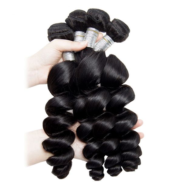 4pcs/lot malaysain loose wave virgin hair weave remy human hair extensions natural color no shedding tangle can be dyed bleached, Black
4pcs/lot malaysain loose wave virgin hair weave remy human hair extensions natural color no shedding tangle can be dyed bleached, Black