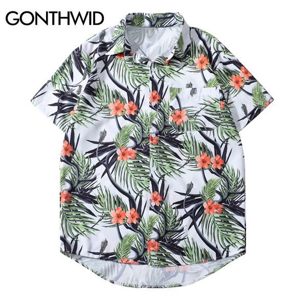 gonthwid flowers leaf print hawaiian beach shirts men short sleeve aloha camp tropical shirt fashion summer casual floral, White;black
gonthwid flowers leaf print hawaiian beach shirts men short sleeve aloha camp tropical shirt fashion summer casual floral, White;black