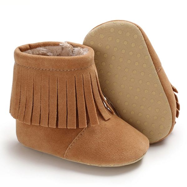 infant warm shoes tassel pu plus velvet anti-slip toddler boots 2019 winter baby shoes newborn snow booties 0-18m, Black;grey
infant warm shoes tassel pu plus velvet anti-slip toddler boots 2019 winter baby shoes newborn snow booties 0-18m, Black;grey