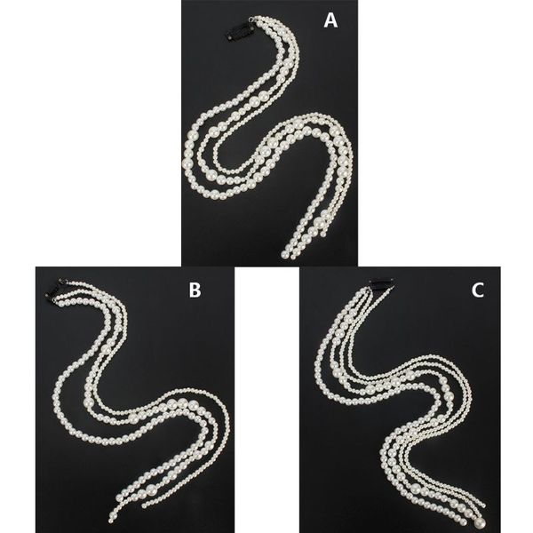 fashion headwear abs imitation pearl long hair chain for women wedding bridal hairpins jewelry accessories, Golden;white
fashion headwear abs imitation pearl long hair chain for women wedding bridal hairpins jewelry accessories, Golden;white