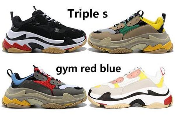 2019 luxury platform ace 17fw men women triple s gym red blue triple black low old dad vintage casual shoes triple-s sneakers
2019 luxury platform ace 17fw men women triple s gym red blue triple black low old dad vintage casual shoes triple-s sneakers